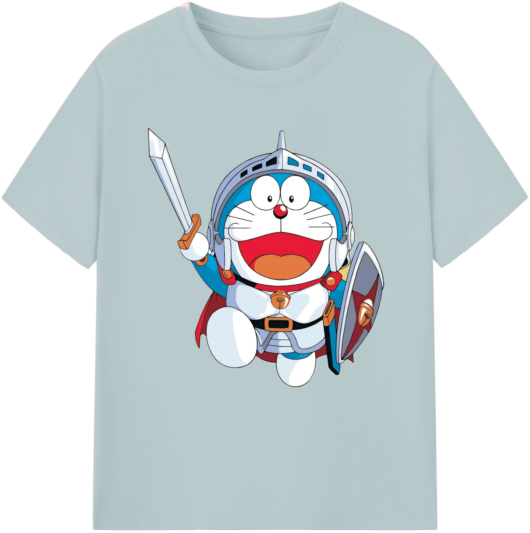 （画像用） ドラえもん Doraemon 綿100％半袖Tシャツ（フロントプリント）